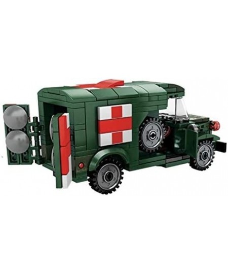 Army Toys - Building Blocks - Army Ambulance Building Blocks 262 Piece Plus All Accessories Shown Toy Playset Military Vehicl...