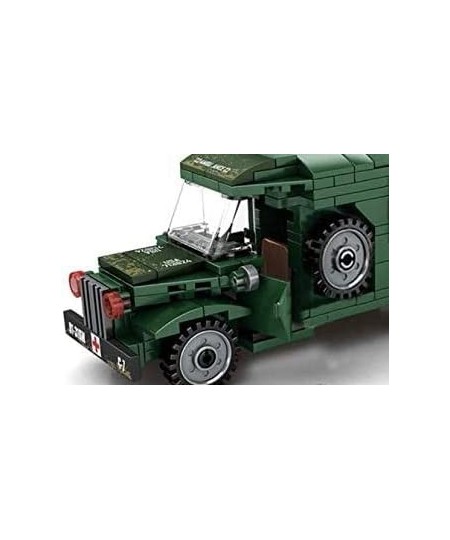 Army Toys - Building Blocks - Army Ambulance Building Blocks 262 Piece Plus All Accessories Shown Toy Playset Military Vehicl...