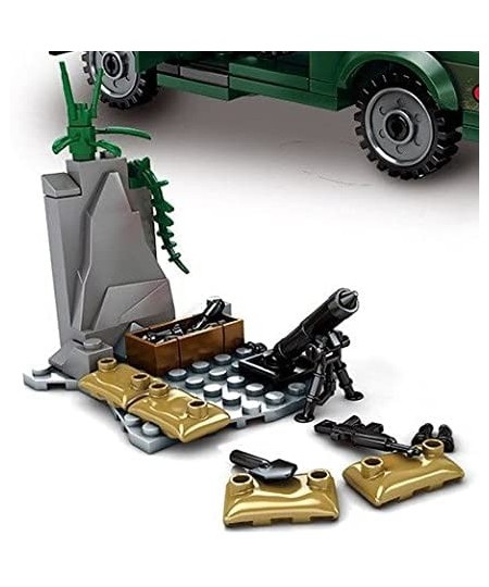 Army Toys - Building Blocks - Army Ambulance Building Blocks 262 Piece Plus All Accessories Shown Toy Playset Military Vehicl...