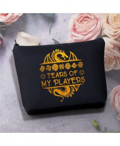 Tears Of My Players Funny RPG Gamer Cosmetic Bag d20 Dice Gift (tears of players bl) $24.22 - Game Accessories