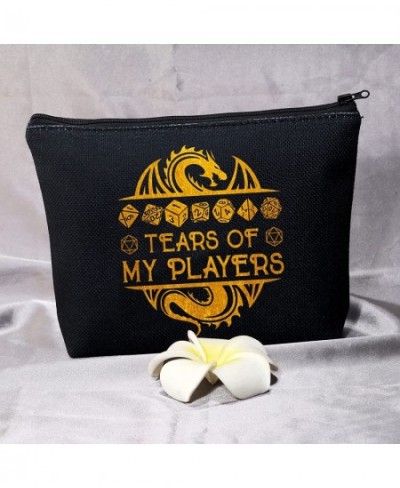 Tears Of My Players Funny RPG Gamer Cosmetic Bag d20 Dice Gift (tears of players bl) $24.22 - Game Accessories