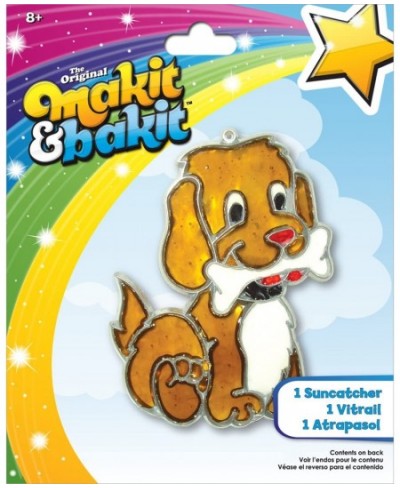 Makit & Bakit Suncatcher Kit Stained Glass Puppy Bone $15.96 - Craft Kits