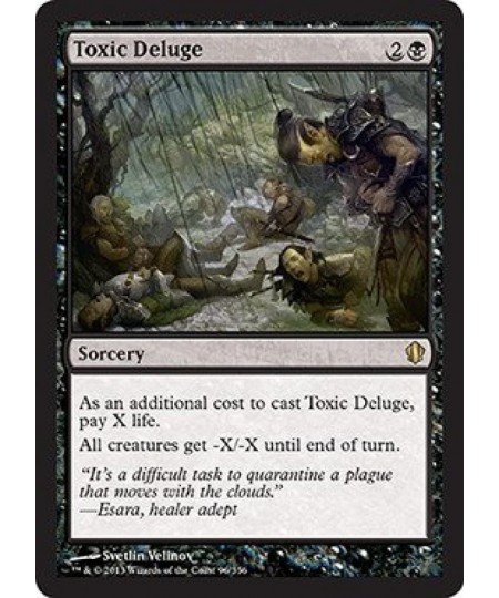 Toxic Deluge (96/356) - Commander 2013 $42.65 - Card Games