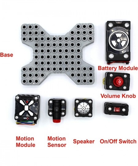 DIY Motion Alarm - Protect Your Stuff! STEM Educational Science Kit To Make Your Own Real-Working Spy Motion Sensor. Do It Yo...