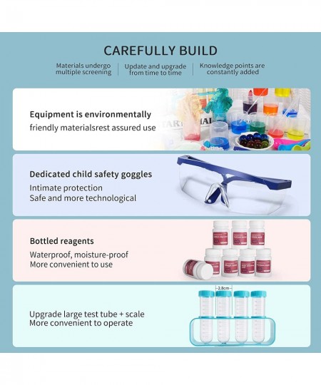 Science Kit with 30 Science Lab Experiments DIY STEM Educational Learning Scientific Tools for 3 4 5 6 7 8 9 10 11 Years Old ...