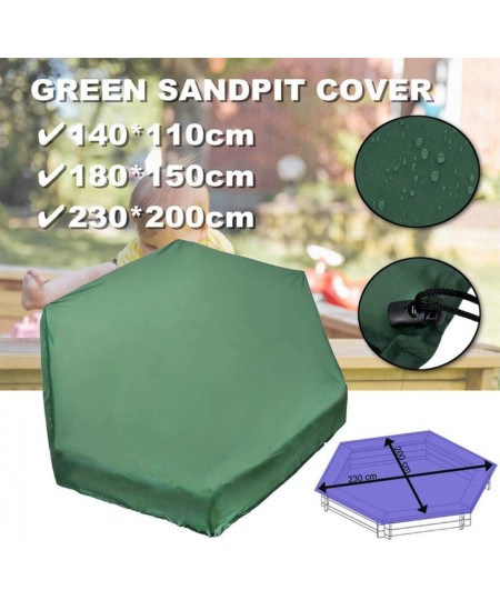 Sandbox Cover Waterproof Sandpit Pool Cover Hexagon Sandbox Canopy with Drawstring Dust Protection 230x200cm $34.02 - Sandbox...