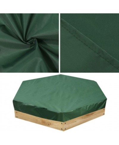 Sandbox Cover Waterproof Sandpit Pool Cover Hexagon Sandbox Canopy with Drawstring Dust Protection 230x200cm $34.02 - Sandbox...