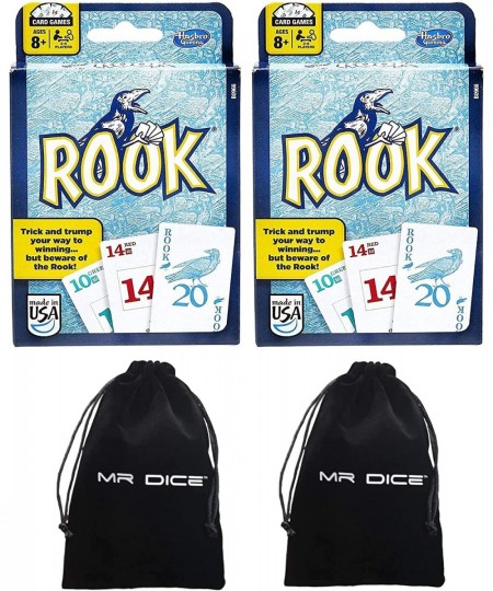 Rook Card Game 2 Packs Bundle with Mr Dice Drawstring Bag 2 Bags $40.93 - Game Accessories