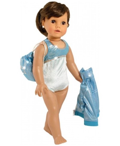 Gymnastics Leotard Jacket and Drawstring Bag Set for 18'' Dolls Aqua $28.48 - Dolls