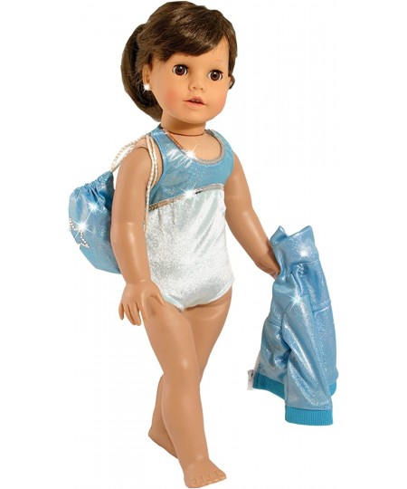 Gymnastics Leotard Jacket and Drawstring Bag Set for 18'' Dolls Aqua $28.48 - Dolls