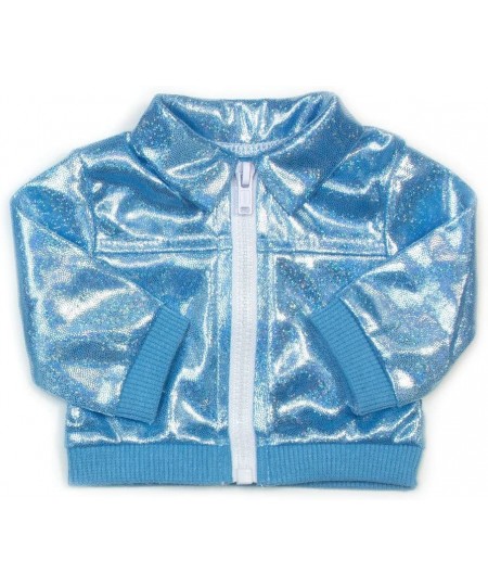 Gymnastics Leotard Jacket and Drawstring Bag Set for 18'' Dolls Aqua $28.48 - Dolls