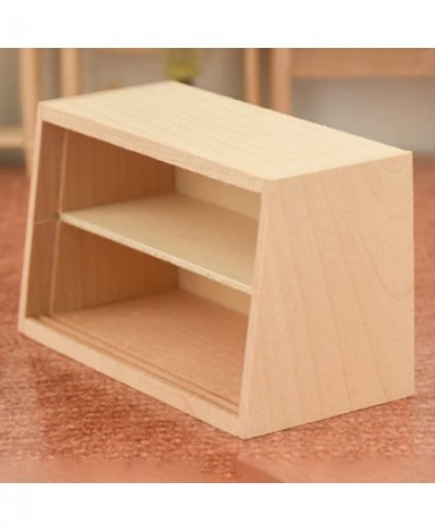 Mini Cabinet 1/12 Scale Miniature Dollhouse Furniture Wood Mini Doll House Bookshelf Dollhouse Accessories for Mini Scene Dec...