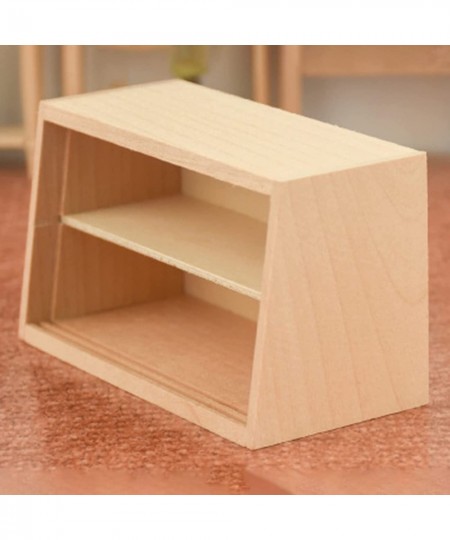 Mini Cabinet 1/12 Scale Miniature Dollhouse Furniture Wood Mini Doll House Bookshelf Dollhouse Accessories for Mini Scene Dec...