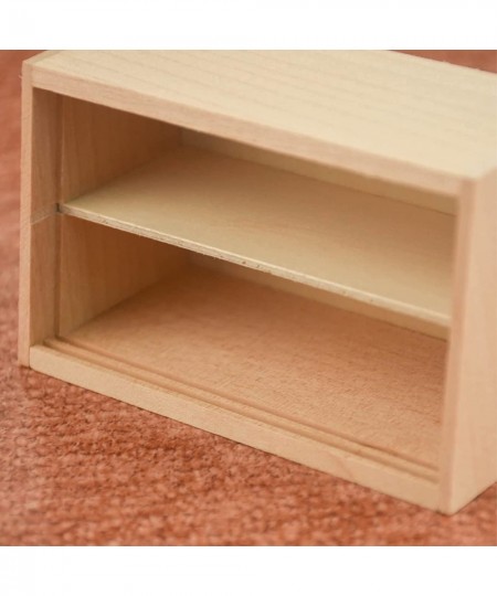 Mini Cabinet 1/12 Scale Miniature Dollhouse Furniture Wood Mini Doll House Bookshelf Dollhouse Accessories for Mini Scene Dec...