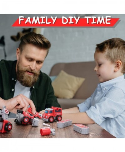 Firetruck Transformer for Boys Kids 3-5 Years Old 5 in 1 Building Set Toy Robot Toy for Toddler Ages 3 4 5 6 7 8 STEM Constru...