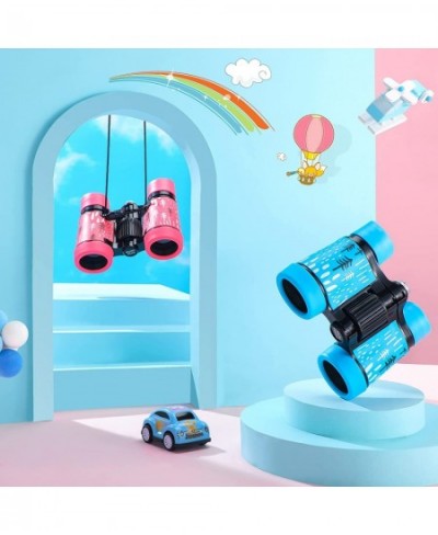 2 Pieces Christmas Kid Binoculars High Resolution Toy Gifts for 3-12 Years Boys Girl Shockproof Waterproof Mini Binocular Com...