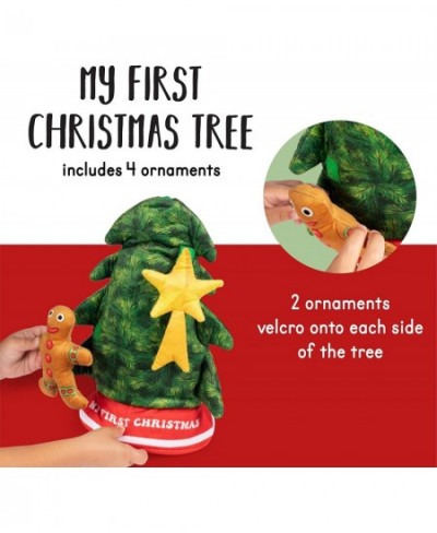 Singing Christmas Tree Plush Set | Includes 4 Soft Plush Ornaments with Plush Christmas Tree Shaped Carrier | Toy Christmas T...