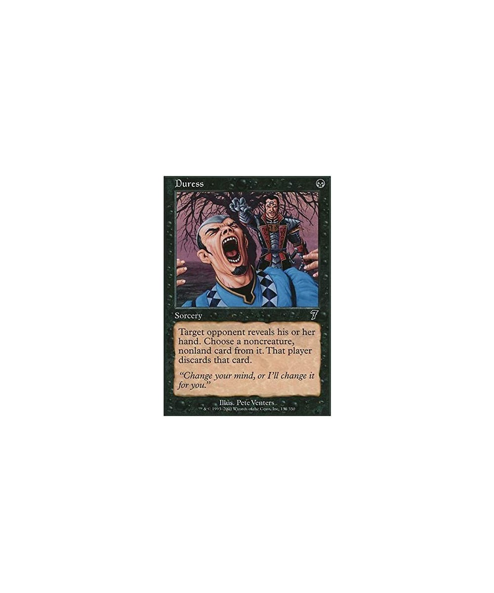 Magic: the Gathering - Duress - Seventh Edition $10.56 - Card Games