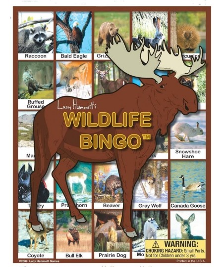 Wildlife Bingo Board Game $22.81 - Board Games