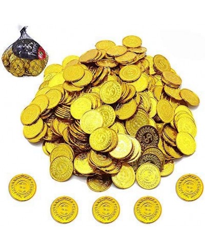 Plastic Play Coins Gold Pirate Treasure Hunt Coins Toys for Kids Party Theme Props Decoration Party Favor Lucky Draw Games Pl...