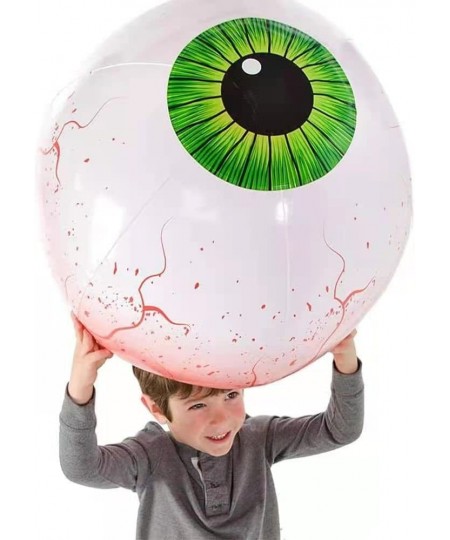 6 pcs 22" Halloween Inflatable 4D Eyeball Crazy Inflatable Aluminum Film Eyeball for Indoor and Outdoor Garden Yard Halloween...