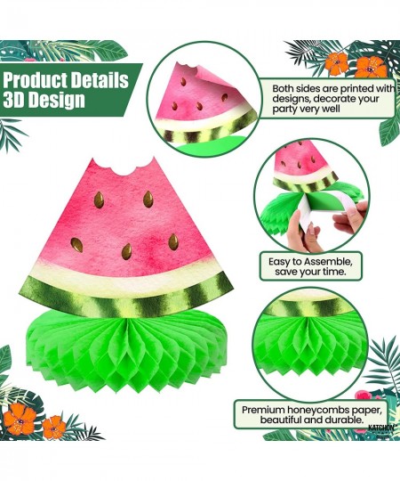 One in a Melon Centerpieces for Tables - Pack of 9 One In A Melon Party Decorations | One In a Melon Birthday Decorations | W...