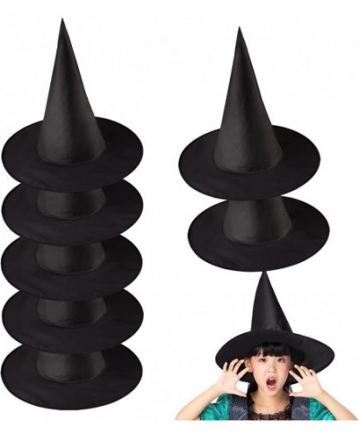 Witches Hat 8 Pcs Halloween Witch Hat for Party Decoration Halloween Costume Accessory Party Supplies Black $14.65 - Kids' Pa...