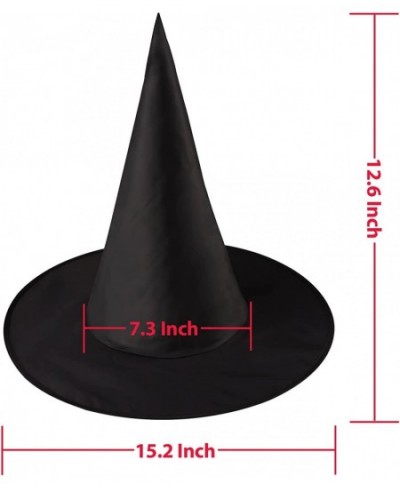 Witches Hat 8 Pcs Halloween Witch Hat for Party Decoration Halloween Costume Accessory Party Supplies Black $14.65 - Kids' Pa...