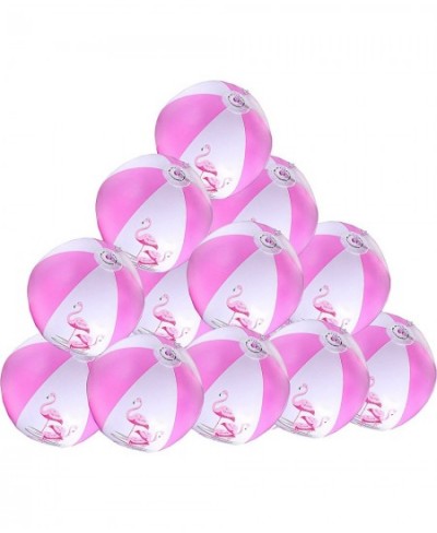 16" Pink Flamingo Party Pack Inflatable Beach Balls - Beach Pool Pink/Flamingo Themed Party Toys (12 Pack) $22.85 - Toy Sport...