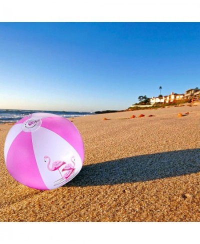 16" Pink Flamingo Party Pack Inflatable Beach Balls - Beach Pool Pink/Flamingo Themed Party Toys (12 Pack) $22.85 - Toy Sport...