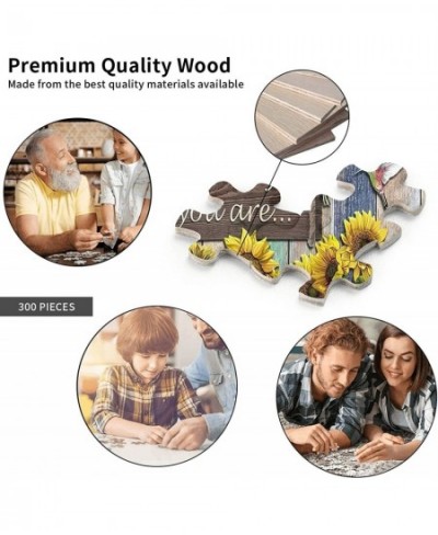 Inspirational Quotes Jigsaw Puzzle 300 Pieces God Says You are Wooden Jigsaw Puzzle for Family Gathering Activities $29.29 - ...