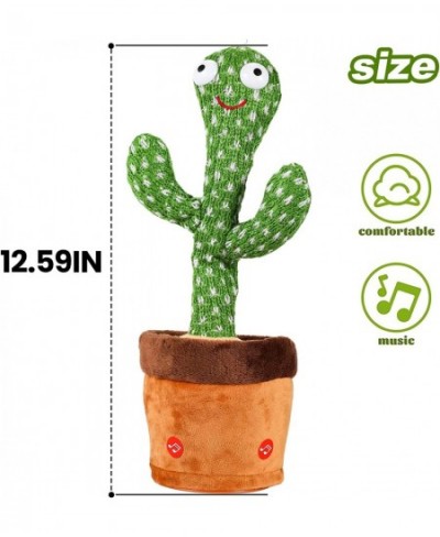 Baby Toys Dancing Talking Cactus for Boys Girls Singing Cactus Plush Toy with LED Light Can Twist Body Recording Mimic Repeat...