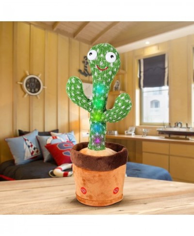 Baby Toys Dancing Talking Cactus for Boys Girls Singing Cactus Plush Toy with LED Light Can Twist Body Recording Mimic Repeat...