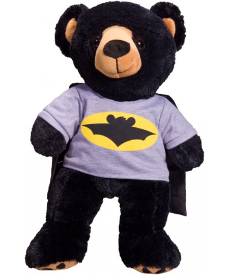 Bat Bear T-Shirt with Cape Teddy Bear Clothes Fits Most 14" - 18" Build-A-Bear and More $34.31 - Stuffed Animal Clothing & Ac...