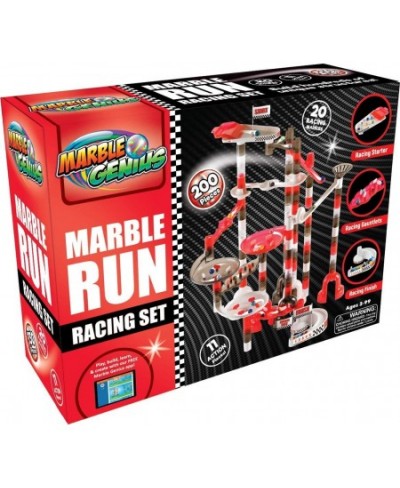 Marble Run Racing Set (200 Pieces) with Designer Marbles Racing Action Pieces & Tournament Board $102.62 - Marble Runs