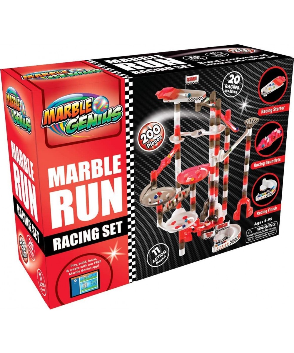 Marble Run Racing Set (200 Pieces) with Designer Marbles Racing Action Pieces & Tournament Board $102.62 - Marble Runs