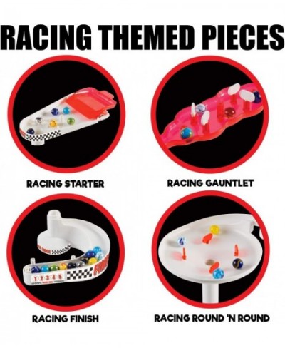 Marble Run Racing Set (200 Pieces) with Designer Marbles Racing Action Pieces & Tournament Board $102.62 - Marble Runs