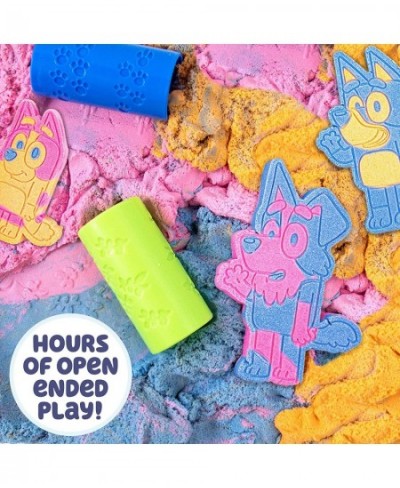 Bluey SLIMYGLOOP Slimy Sand Mold & Play Creations 8-Piece Sensory Sand Playset 3 Scented Colors Sensory Activity for Kids Age...