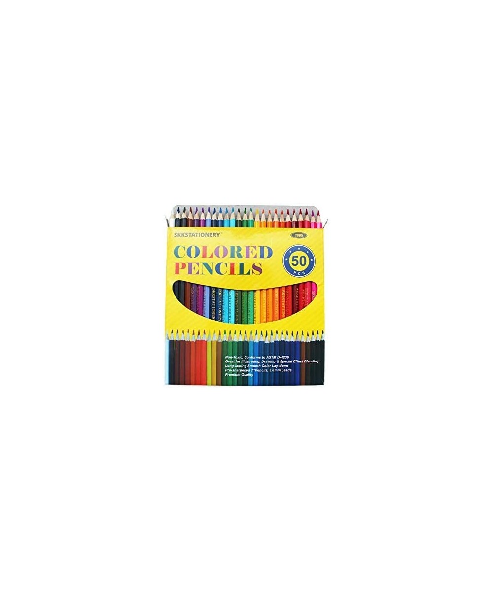 50Pcs Colored Pencils 50 Vibrant Colors Drawing Pencils for Sketch Arts Coloring Books Christmas Halloween Gifts $15.71 - Kid...