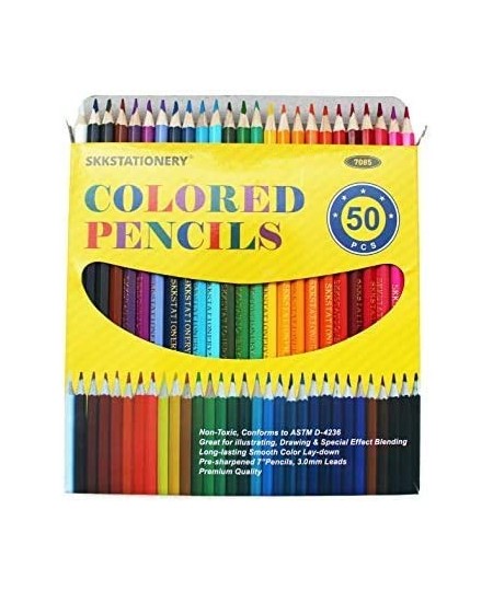 50Pcs Colored Pencils 50 Vibrant Colors Drawing Pencils for Sketch Arts Coloring Books Christmas Halloween Gifts $15.71 - Kid...