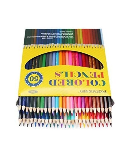 50Pcs Colored Pencils 50 Vibrant Colors Drawing Pencils for Sketch Arts Coloring Books Christmas Halloween Gifts $15.71 - Kid...