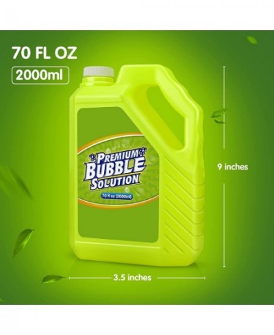 Bubble Solution Refill - 70 Ounce Premium Bubble Liquid Refills for Bubble Machine Wand Gun Blower at Wedding and Party - Bub...