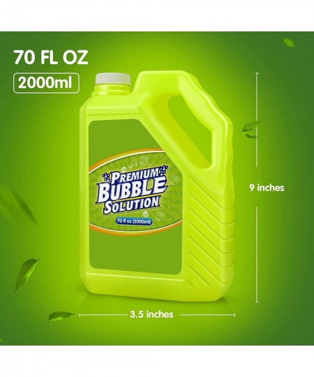 Bubble Solution Refill - 70 Ounce Premium Bubble Liquid Refills for Bubble Machine Wand Gun Blower at Wedding and Party - Bub...