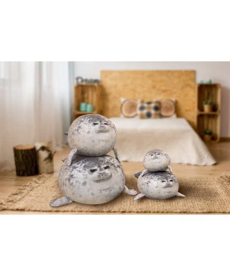 Cute Blob Seal Pillow Soft Chubby Hug Stuffed Cotton Animal Plush Pillow Toy ( White M 40cm) $46.16 - Kids' Plush Toy Pillows