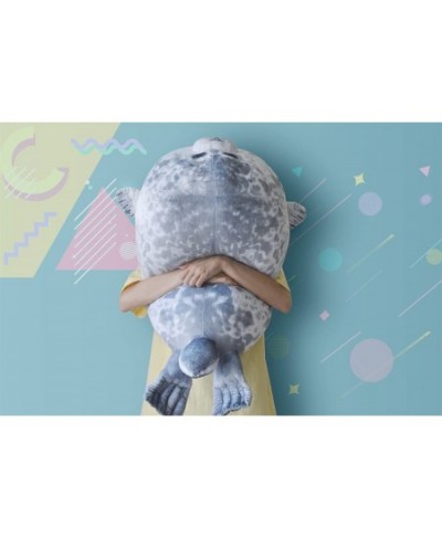 Cute Blob Seal Pillow Soft Chubby Hug Stuffed Cotton Animal Plush Pillow Toy ( White M 40cm) $46.16 - Kids' Plush Toy Pillows