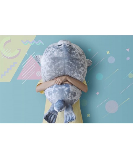 Cute Blob Seal Pillow Soft Chubby Hug Stuffed Cotton Animal Plush Pillow Toy ( White M 40cm) $46.16 - Kids' Plush Toy Pillows