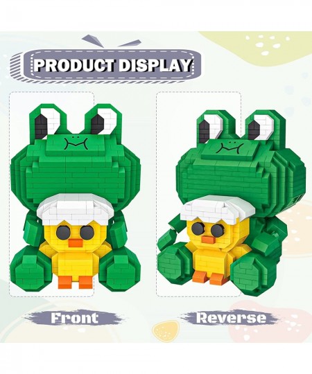 Animal Toys for Kids/Adult Pet Mini Building Bricks Bunny/Frog/Flamingo/Unicorn Micro Building Blocks(Frog) $30.43 - Toy Buil...