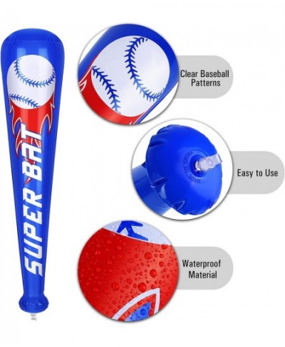 12 Pieces Baseball Bat Inflates 22 Inch Inflatable Baseball Inflates Baseball Party Supplies Sports Theme Toy Birthday Party ...