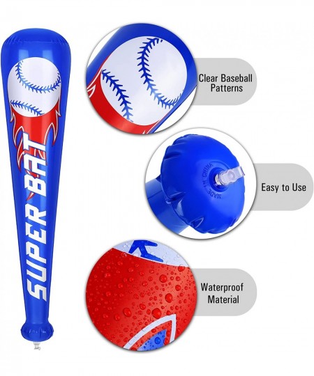 12 Pieces Baseball Bat Inflates 22 Inch Inflatable Baseball Inflates Baseball Party Supplies Sports Theme Toy Birthday Party ...