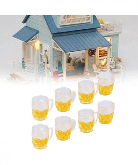 Miniature Beer Cups 20pcs Miniature Food Play Simulation Beer Mug DIY Earring Materials Doll House Accessories $18.55 - Dollh...